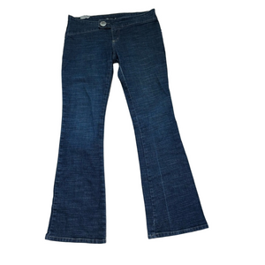 Big Seven Vintage Y2K Ultra Low-rise Flared Blue Denim Jeans Size 44